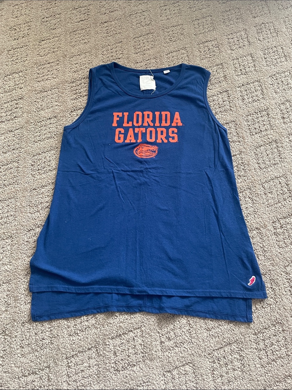 League Navy Florida Gators Tank Top with Orange Logo